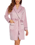 Warm & Cozy Velvet Bathrobe For Women