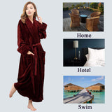 Soft Fleece Bathrobe Robe for Women