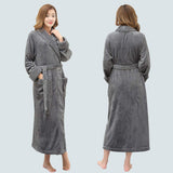 Soft Fleece Bathrobe Robe for Women