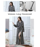 Soft Fleece Bathrobe Robe for Women