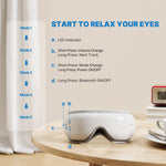 Rechargeable Heated Eye Massager w/ Bluetooth