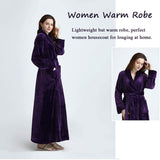 Soft Fleece Bathrobe Robe for Women