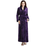 Soft Fleece Bathrobe Robe for Women