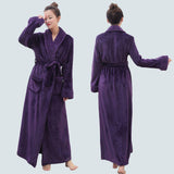 Soft Fleece Bathrobe Robe for Women