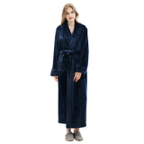 Soft Fleece Bathrobe Robe for Women