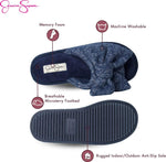 Plush Open Slide On House Slipper for Women