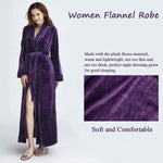 Soft Fleece Bathrobe Robe for Women