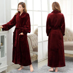 Soft Fleece Bathrobe Robe for Women