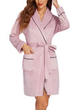 Warm & Cozy Velvet Bathrobe For Women