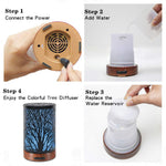 Portable Smart Essential Oil Diffuser for Aromatherapy