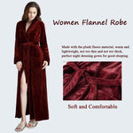 Soft Fleece Bathrobe Robe for Women