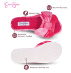 Plush Open Slide On House Slipper for Women