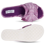 Plush Open Slide On House Slipper for Women