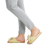 Plush Open Slide On House Slipper for Women