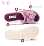 Plush Open Slide On House Slipper for Women