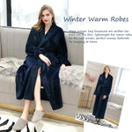 Soft Fleece Bathrobe Robe for Women