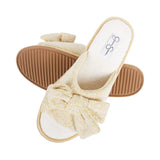 Plush Open Slide On House Slipper for Women